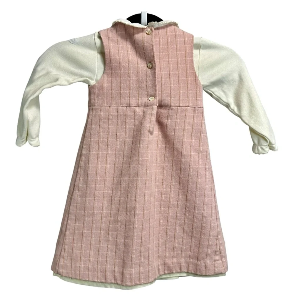 Tartine et Chocolat Paris Pink Teddy Bear‎ Embroidered Dress
